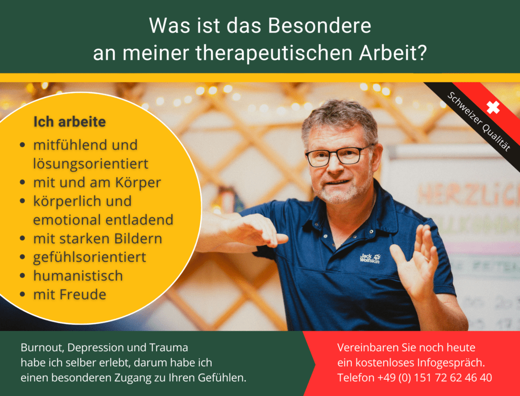 Therapie, Team-Coaching und Nachsorge-Seminare bei Depression, Burnout und Trauma sowie Missbrauch, Narzissmus und Mobbing in Offenburg, zwischen Freiburg und Karlsruhe.